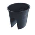 Kvetináč RATOLLA Railing Oval 300, antracit, na zábradlie