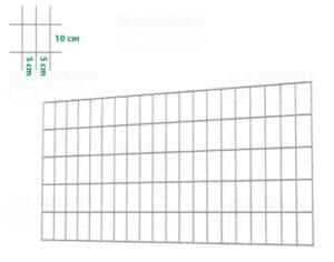 Sieť typu 50x50 oko 10x5cm