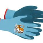 Rukavice Strend Pro, detské, chlapčenské, so psíkom, modré, záhradné, s blistrom