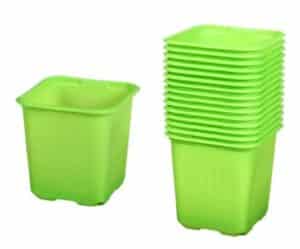 Nohel Garden kvetináč sadbový GREEN zelený 8x8x8xcm 15ks 155x80x80