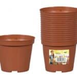 NOHEL GARDEN Kvetináč výsadbový TERAKOTA, pr. 8 cm, 15 ks