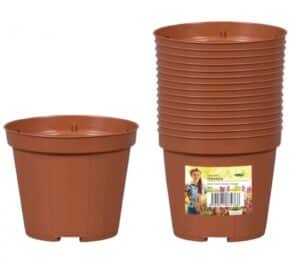 NOHEL GARDEN Kvetináč výsadbový TERAKOTA, pr. 8 cm, 15 ks