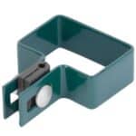 Objímka Strend Pro EUROSTANDARD, 60x40 mm, koncová, zelená, Zn+PVC, RAL6005, na hranatý stĺpik