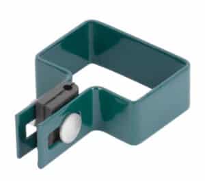 Objímka Strend Pro EUROSTANDARD, 60x40 mm, koncová, zelená, Zn+PVC, RAL6005, na hranatý stĺpik