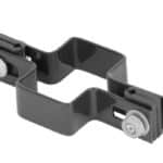 Objímka Strend Pro EUROSTANDARD, 60x40 mm, priebežná, antracit, Zn+PVC, RAL7016, na hranatý stĺpik