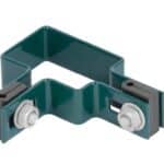 Objímka Strend Pro EUROSTANDARD, 60x40 mm, rohová, zelená, Zn+PVC, RAL6005, na hranatý stĺpik