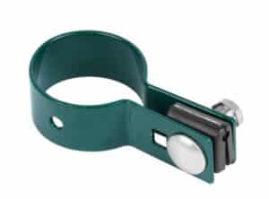 Objímka Strend Pro EUROSTANDARD, 48 mm, koncová, antracit, Zn+PVC, RAL7016, na okrúhly stĺpik