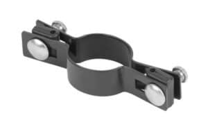 Objímka Strend Pro EUROSTANDARD, 48 mm, priebežná, antracit, Zn+PVC, RAL7016, na okrúhly stĺpik