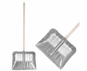 Odhrňovač KOVOS Alu, 490x370 mm, odhŕňač na sneh, lopata, drevená násada