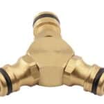 Spojovací medzikus Strend Pro, mosadzný, 1/2", 3- cestný