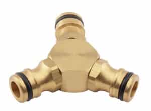 Spojovací medzikus Strend Pro, mosadzný, 1/2", 3- cestný